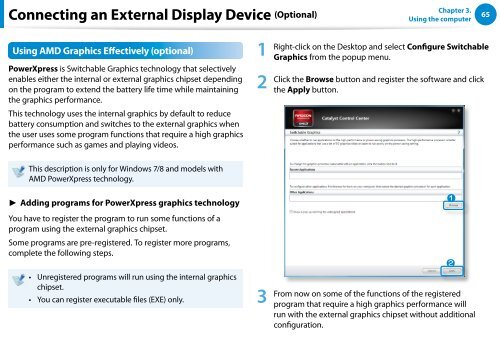 Samsung Series 7 13.3&rdquo; Notebook - NP740U3E-A01UB - User Manual (Windows 8) (ENGLISH)