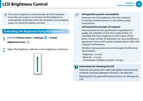 Samsung Series 7 13.3&rdquo; Notebook - NP740U3E-A01UB - User Manual (Windows 8) (ENGLISH)