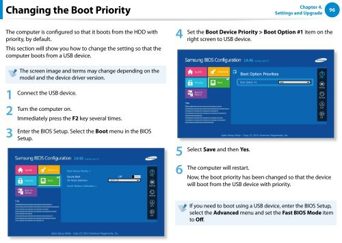 Samsung Series 7 13.3&rdquo; Notebook - NP740U3E-A01UB - User Manual (Windows 8) (ENGLISH)