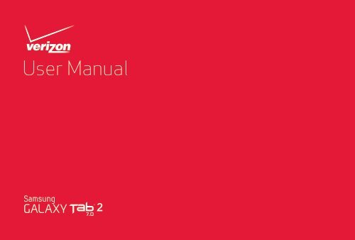 Samsung Samsung Galaxy Tab 2 7.0 (Verizon), Black - SCH-I705MKAVZW - User Manual ver. LG3_F3 (ENGLISH(North America),3.29 MB)