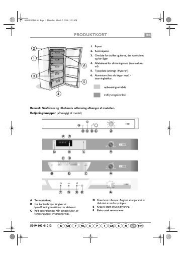 KitchenAid UF 200 B - Freezer - UF 200 B - Freezer DA (850702815000) Istruzioni per l'Uso