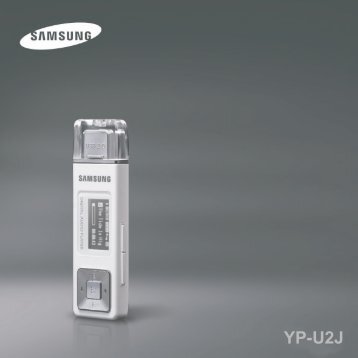Samsung YP-U2JZW - YP-U2JZW/XAA - User Manual (ENGLISH)