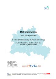 Erst Bewerber - Netzwerk Regionale Ausbildungsverbünde Berlin