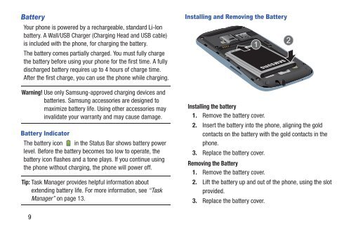 Samsung Galaxy S III (Verizon) 32GB Developer Edition - SCH-I535MBCVZW - User Manual ver. LF2_F5 (ENGLISH(North America),13.79 MB)