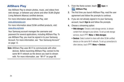 Samsung Galaxy S III (Verizon) 32GB Developer Edition - SCH-I535MBCVZW - User Manual ver. LF2_F5 (ENGLISH(North America),13.79 MB)