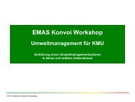 EMAS Konvoi Workshop - Dr. Ulrich Größmann