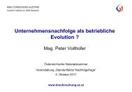 Unternehmensnachfolge als betriebliche Evolution