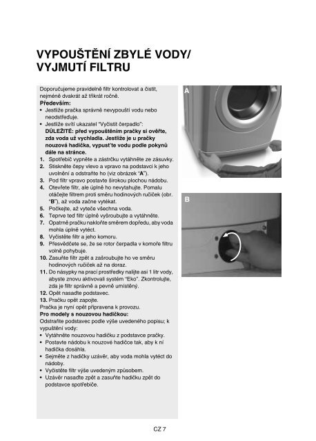 KitchenAid PURE STEAM - Washing machine - PURE STEAM - Washing machine CS (859200612000) Istruzioni per l'Uso