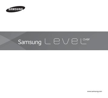 Samsung Samsung Level Over, White - EO-AG900BWESTA - User Manual ver. 1.0 (ENGLISH(North America), SPANISH(North America),3.56 MB)