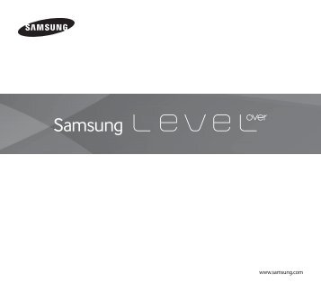 Samsung Samsung Level Over, White - EO-AG900BWESTA - User Manual ver. 1.0 (ENGLISH(North America), FRENCH(North America),3.26 MB)