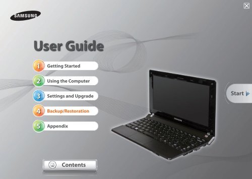 Samsung NF310-A01 Netbook - NP-NF310-A01US - User Manual (XP 
