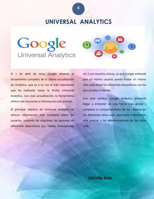 GOOGLE ANALYTICS Y SIMILARES 