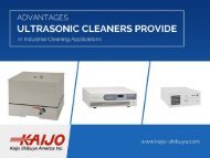 Why Ultrasonic Cleaners are Effective in Industrial Cleaning Applications