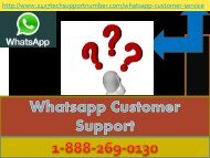 1-888-269-0130 Whatsapp Customer Toll Free Number  