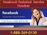 1-888-269-0130 Facebook customer service phone number