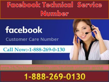 1-888-269-0130 Facebook customer service phone number