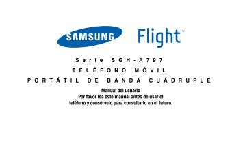 Samsung SGH-a797 - SGH-A797WRAATT - User Manual ver. F12 (SPANISH,6.09 MB)