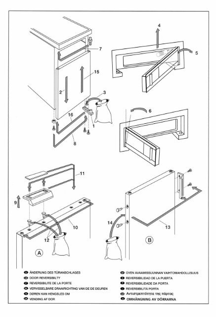 KitchenAid KEC 1532/0 WS - Refrigerator - KEC 1532/0 WS - Refrigerator EN (855061501000) Istruzioni per l'Uso