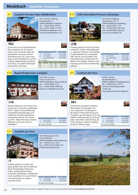 Urlaubsmagazin Medebach 2016