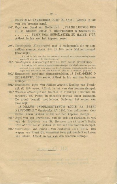 Catalogus Verzameling Oudheden 1903