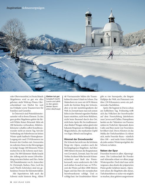 ADAC Urlaub November-Ausgabe 2016, Westfalen