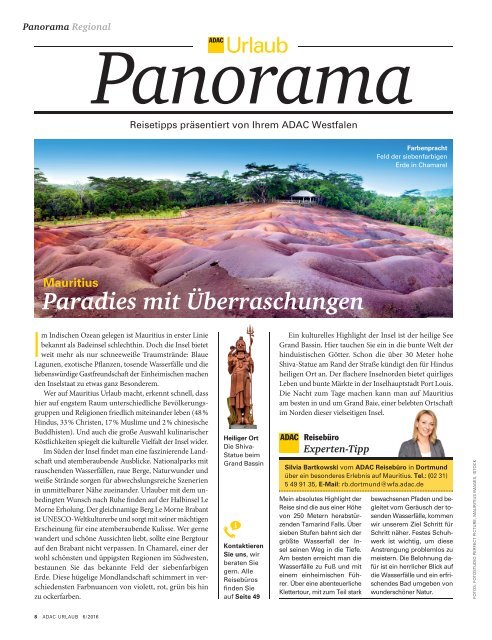 ADAC Urlaub November-Ausgabe 2016, Westfalen