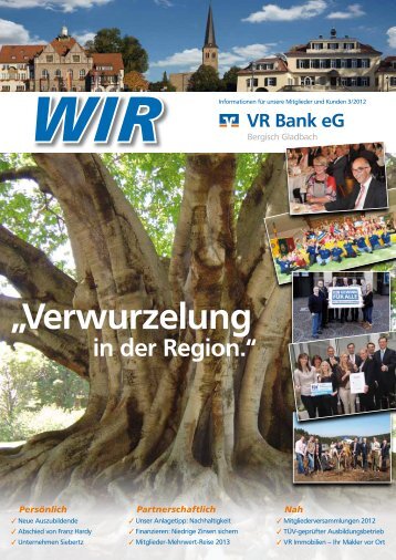 WIR - VR Bank eG Bergisch Gladbach