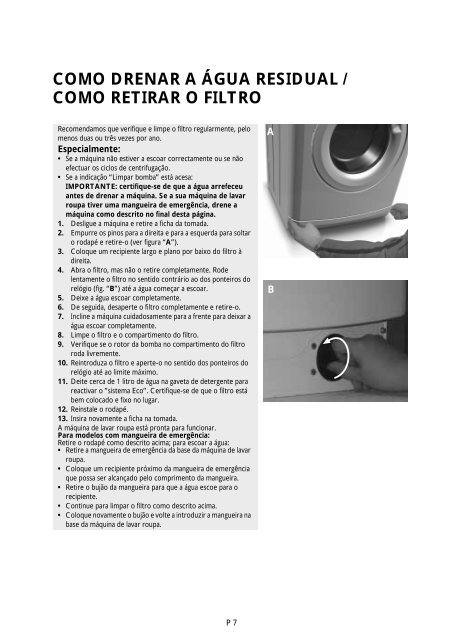 KitchenAid PURE 1400/7 D - Washing machine - PURE 1400/7 D - Washing machine PT (859200312000) Istruzioni per l'Uso