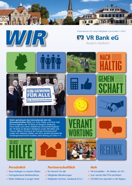 Ein Gewinn für alle - VR Bank eG Bergisch Gladbach