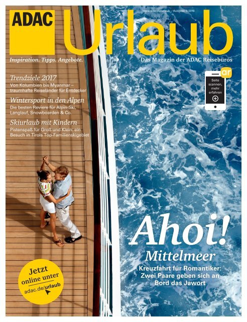 ADAC Urlaub November-Ausgabe 2016, Niedersachsen/ Sachsen-Anhalt