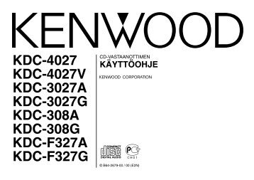 Kenwood KDC-F327G - Car Electronics Finnish ()