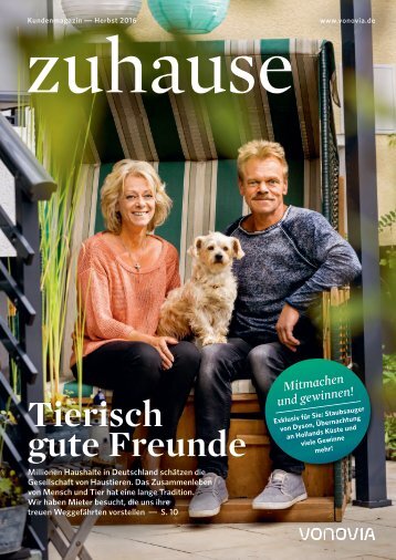 Vonovia Kundenmagazin "zuhause" Herbstausgabe 2016