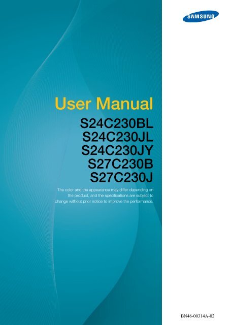 Samsung S24C230BL - LS24C230BL/ZA - User Manual (ENGLISH)