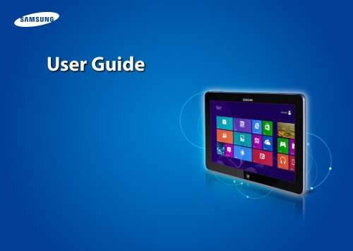 Samsung ATIV Smart PC 500T - XE500T1C-HA1US - User Manual (Windows 8) (ENGLISH)