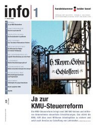 Ja zur KMU-Steuerreform - Handelskammer beider Basel