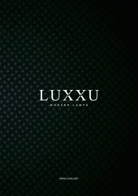 LUXXU Modern Lamps - Official Catalogue