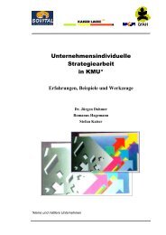 Unternehmensindividuelle Strategiearbeit in KMU - Gesellschaft für ...