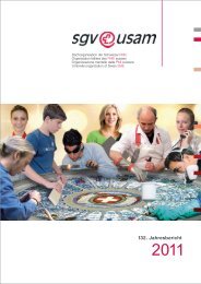 Jahresbericht 2011 - Schweizerischer Gewerbeverband sgv