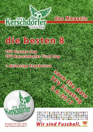 TFV Cupmagazin 03, präsentiert von Gartenbau Kerschdorfer 