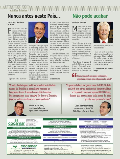 Jornal Cocamar Setembro 2015