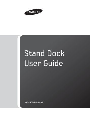 Samsung Keyboard Dock for ATIV Smart PC - AA-RD7NMKD/US - User Manual (Windows 8) (ENGLISH)