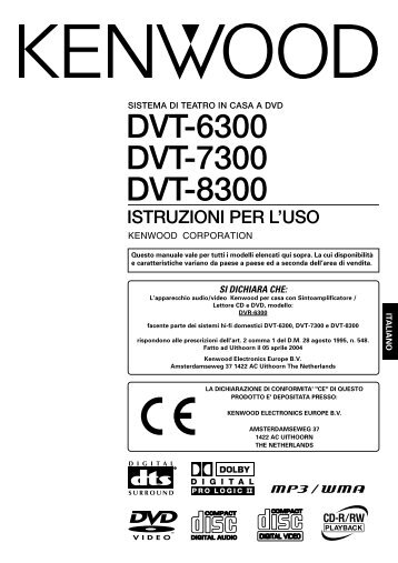 Kenwood DVT-7300 - Home Electronics Italian (2004/8/6)