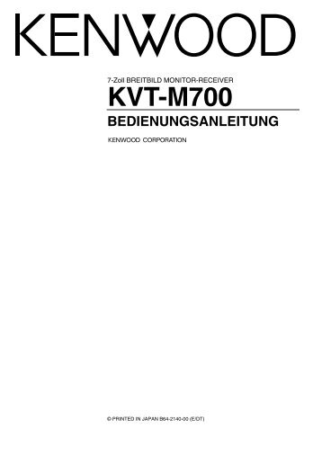 Kenwood KVT-M700 - Car Electronics German ()