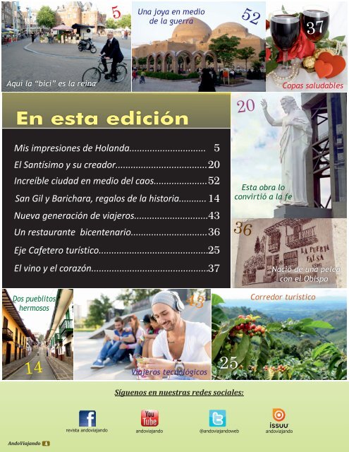 Revista Andoviajando  Edicion 24 Octubre de 2016