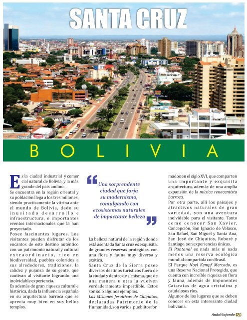 Revista Andoviajando  Edicion 24 Octubre de 2016