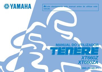 Yamaha XT660Z - 2015 - Manuale d'Istruzioni PortuguÃªs