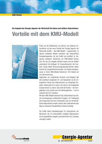 Das KMU-Modell - Energiestadt