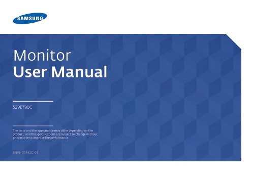 Samsung 29 Amp Quot Ultra Wide Curved Screen Monitor Ls29e790cns Za User Manual Ver 1 0 English 1 59 Mb Samsung 29 Amp Quot Ultra Wide Curved Screen Monitor Ls29e790cns Za User Manual Ver 1 0 English 1 59 Mb