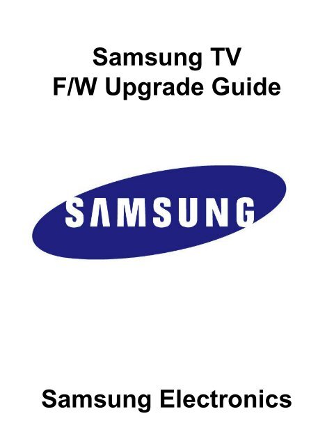 Samsung 48&amp;quot; Class J620D 6-Series Full LED Smart TV -  UN48J620DAFXZA - Firmware Update User Manual (Firmware) ver. 1.0 - All OS  (ENGLISH,0.34 MB)