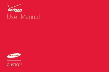 Samsung Gusto 2 128MB (Verizon) - SCH-U365WSAVZW - User Manual (ENGLISH(North America))